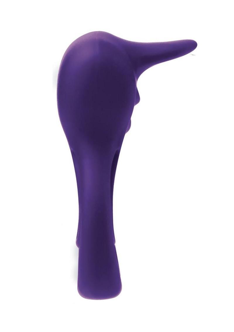 rechargeable cock ring vibrating tongue design
