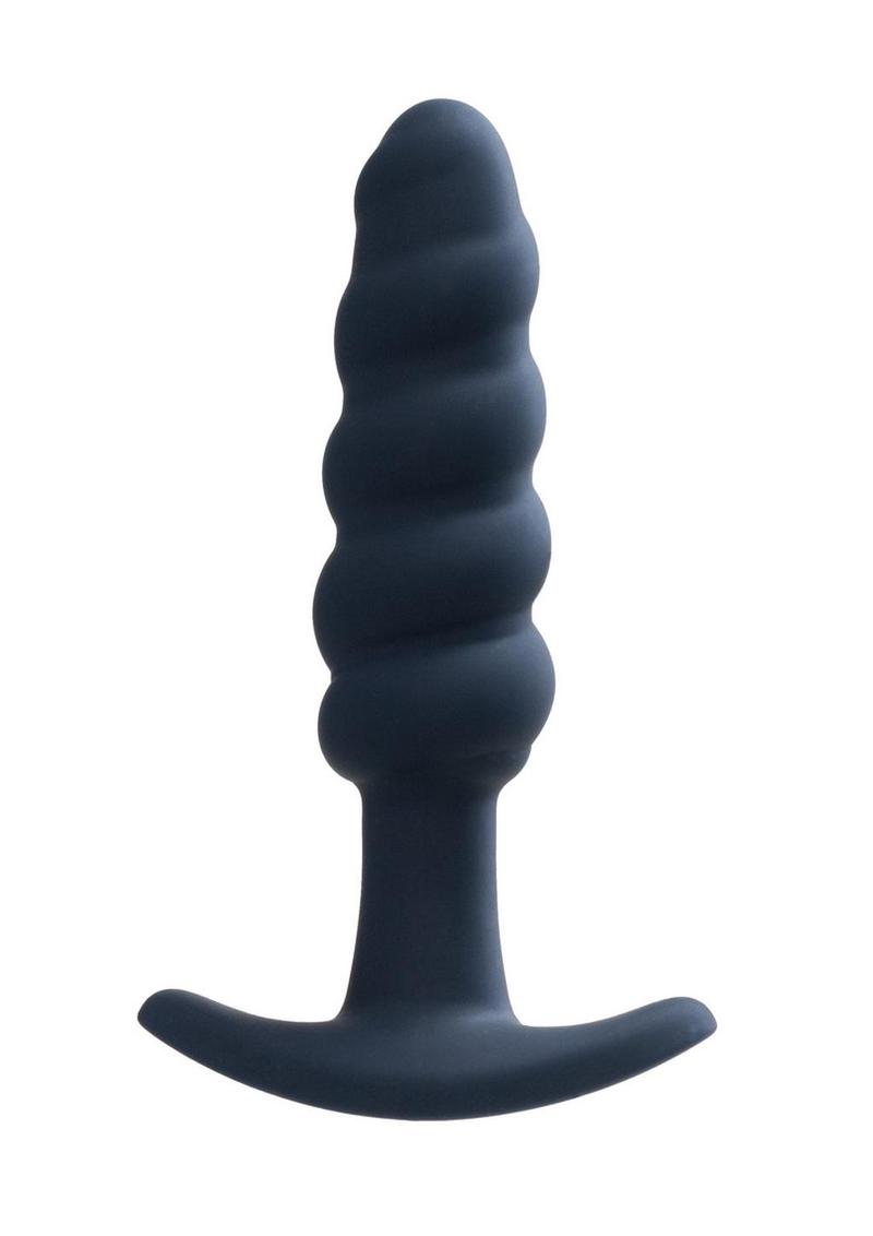 Vedo Twist Rechargeable Silicone Anal Plug - Black