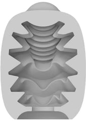 Vibeggs Candy Curves Unisex Masturbation Egg - Blue/White