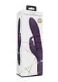 Vive Kura Rechargeable Silicone Triple Motor Up and Down Vibrating Triple Ring Rabbit - Purple