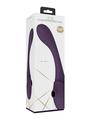 Vive Mirai Rechargeable Silicone Dual Motor Double Ended Bendable Pulse and Air Wave Vibrator - Purple