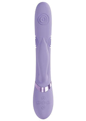 Vive Pallina Rechargeable Silicone Triple Motor G-Spot Vibrating and Tapping Beads Clit Stimulator