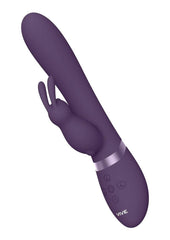 Vive Taka Rechargeable Silicone Inflatable and Vibrating Rabbit Vibrator