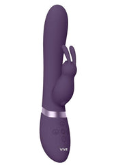 Vive Taka Rechargeable Silicone Inflatable and Vibrating Rabbit Vibrator