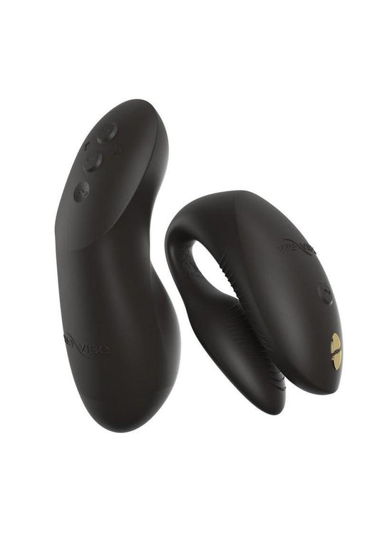 We-Vibe Chorus Rechargeable Silicone Couples Vibrator with Remote Control - Satin - Black