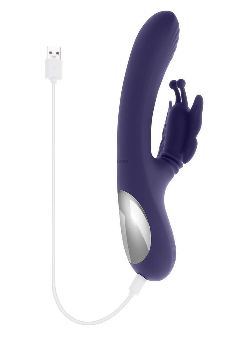 rabbit vibrator angled for G-spot targeting