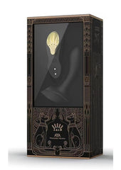 Zalo Aya Rechargeable Silicone Wearable Vibrator - Black/Gold