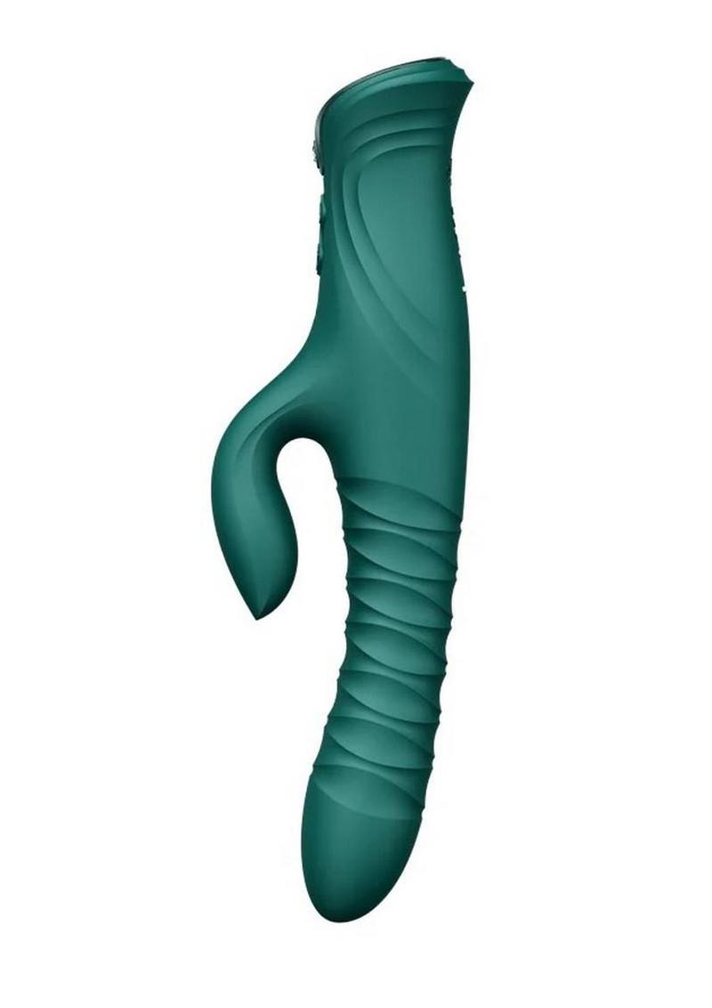 rabbit vibrator angled for G-spot targeting