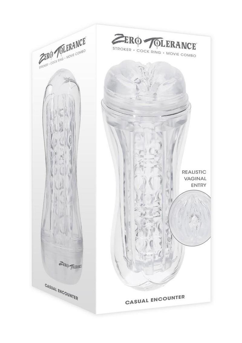 Zero Tolerance Casual Encounter Beaded Pussy Stroker with Vibrating C- Primal Pleasure Zero Tolerance Casual Encounter Beaded Pussy Stroker with Vibrating C- Primal Pleasure