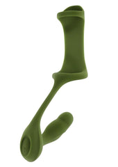 Zero Tolerance Prostate Power Pack Rechargeable Silicone Anal Vibrator with Remote - Green