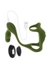 body safe remote control anal vibrator system close up