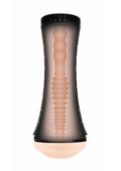 body safe male massager with open ended sleeve