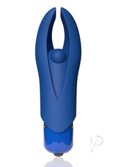 4t Demon Rechargeable Silicone Mini Clitoral Stimulating Vibrator - Blue/Blueberry
