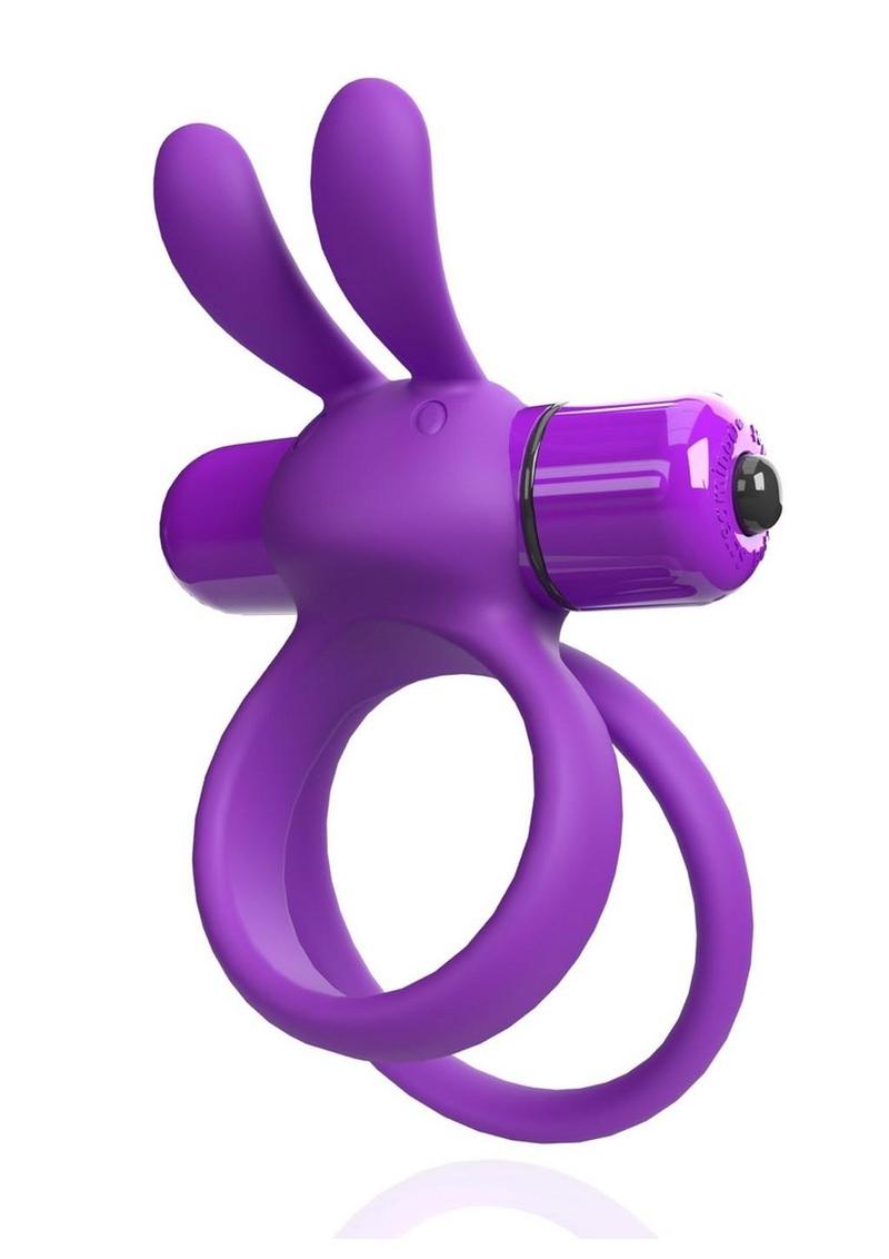 4t Ohare XL Rechargeable Silicone Rabbit Vibrating Cock Ring