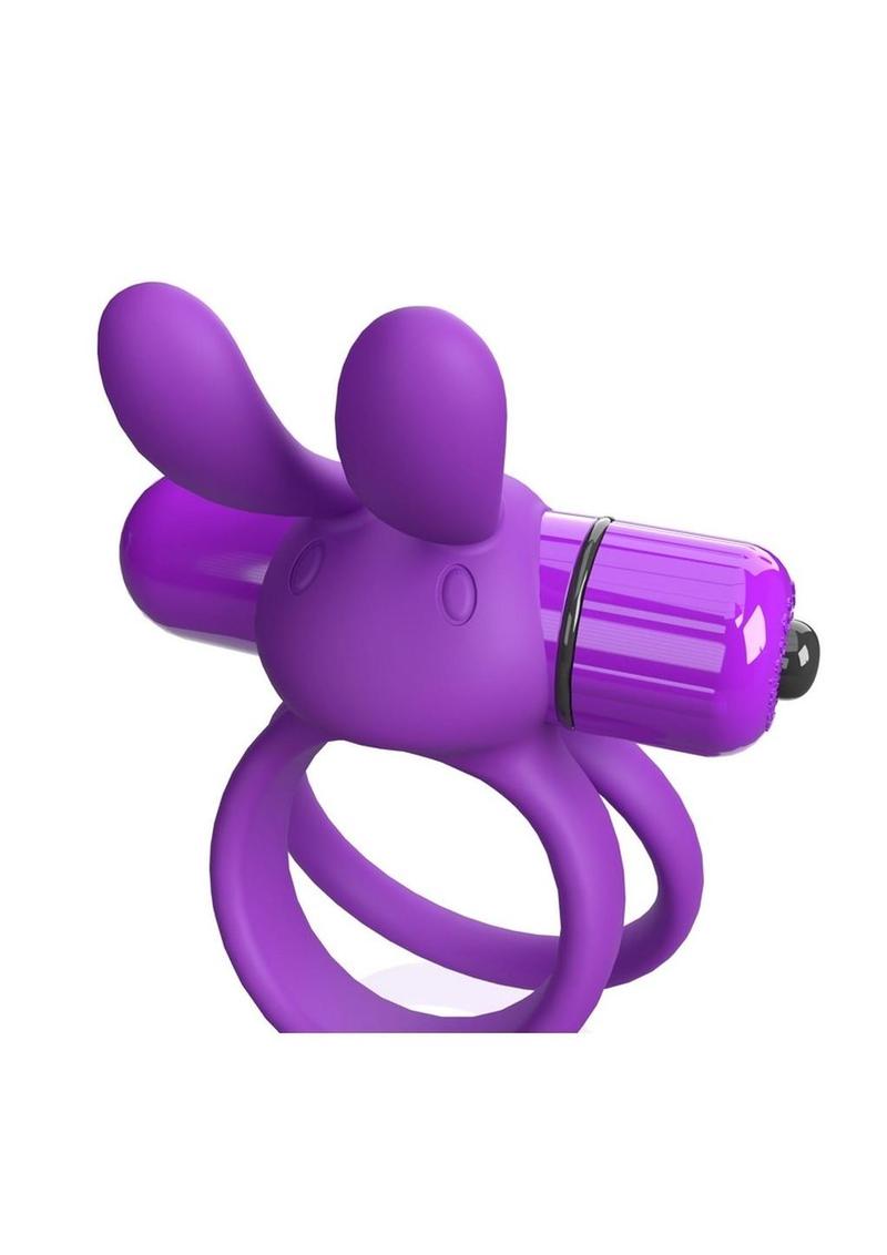 4t Ohare XL Rechargeable Silicone Rabbit Vibrating Cock Ring