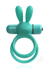 4t Ohare XL Rechargeable Silicone Rabbit Vibrating Cock Ring - Green/Kiwi - XLarge