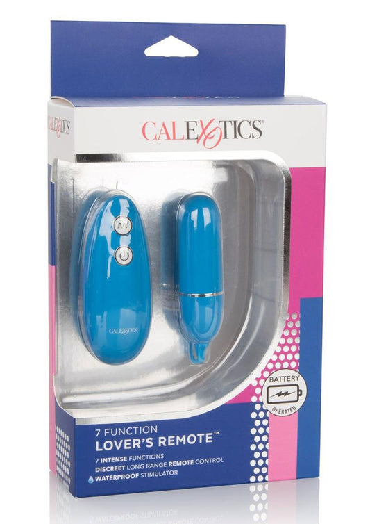 7 Function Lovers Bullet with Remote Control - Blue