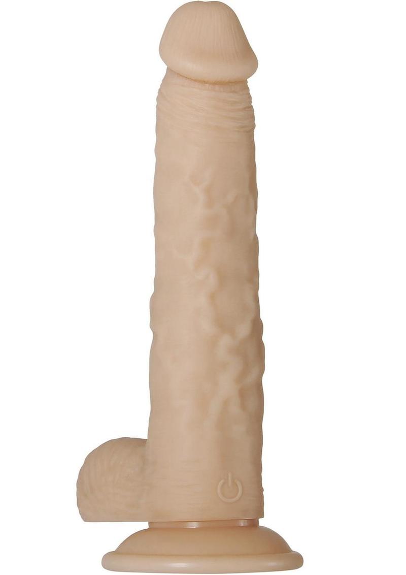 Adam and Eve - Adam's Rechargeable Silicone Vibrating Dildo with Balls