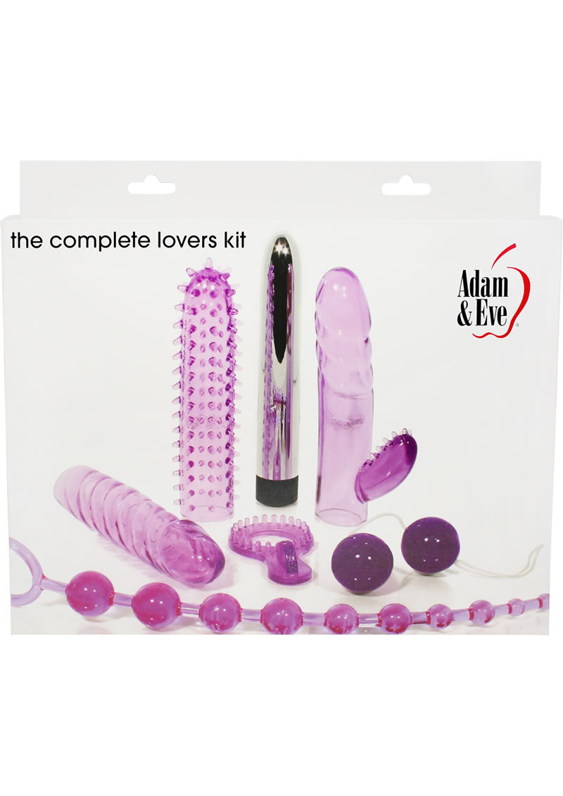 Adam and Eve The Complete Lovers - Purple - 7 Piece Kit