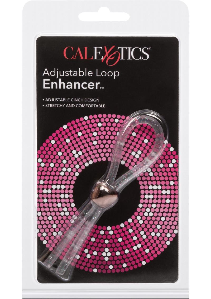 Adjustable Loop Enhancer Cock Ring - Clear