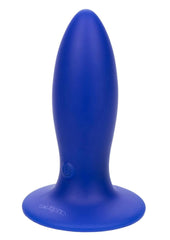 Admiral Liquid Silicone Vibrating Torpedo Rechargeable Anal Probe - Blue