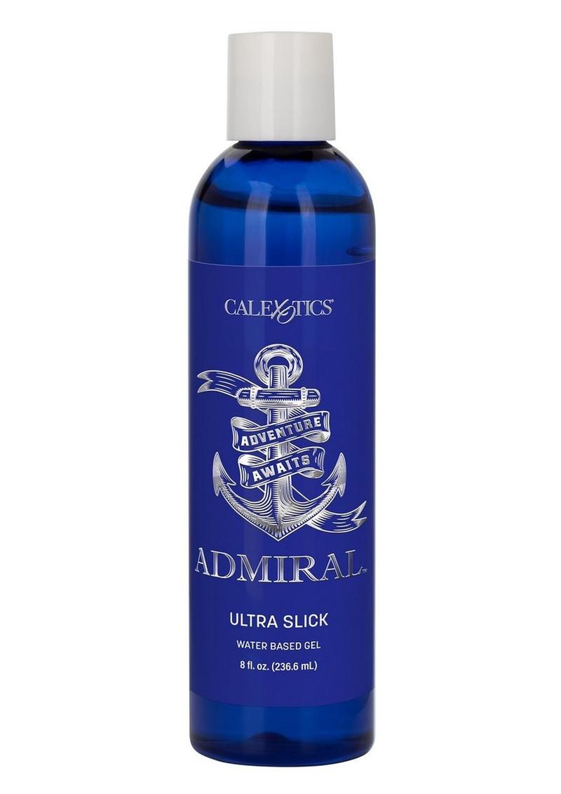 Admiral Ultra Slick Water Based Gel Lubricant - 8oz