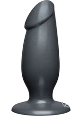 American Bombshell Fat Man Dildo - Grey/Gun Metal - 7in