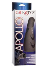 Apollo Silicone Vibrating Hydro Power Stroker - Gray/Grey