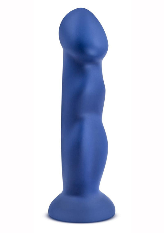 Avant D12 Suko Silicone Dildo with Suction Cup - Blue/Indigo - 8in