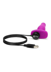 B-Vibe Novice Plug Rechargeable Silicone Anal Plug with Remote Control