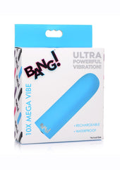 Bang! 10x Rechargeable Vibrating Bullet - Blue