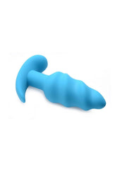 Bang! 21x Vibrating Silicone Rechargeable Swirl Butt Plug with Remote Control