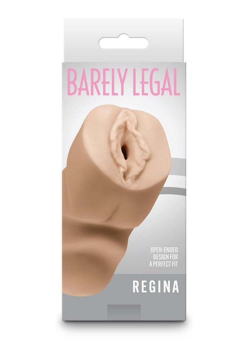Realistic male masturbator with textured sleeve