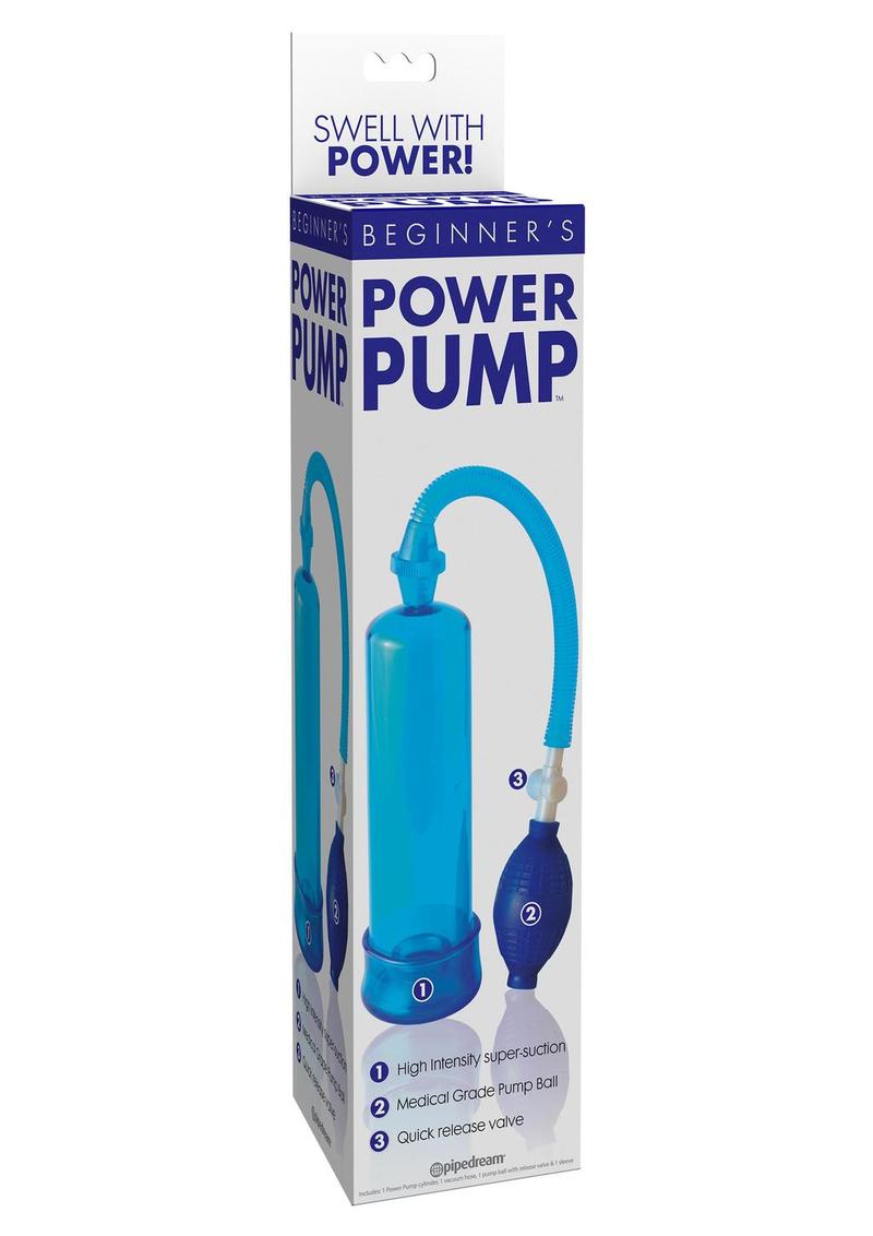 Beginner's Power Penis Pump - Blue