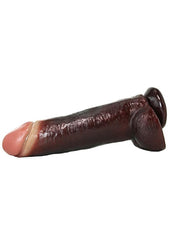 Blackout! Realistic Cock Dildo - Chocolate - 12.75in