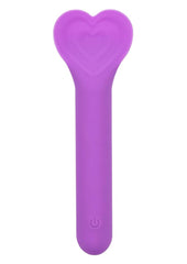 Bliss Liquid Silicone Lover Rechargeable Vibrator - Purple