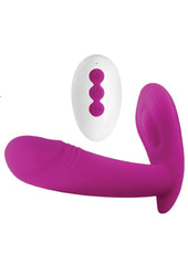 Bliss Power Punch USB Magnetic Rechargeable Silicone Dual Vibe Vibrator Waterproof - Pink