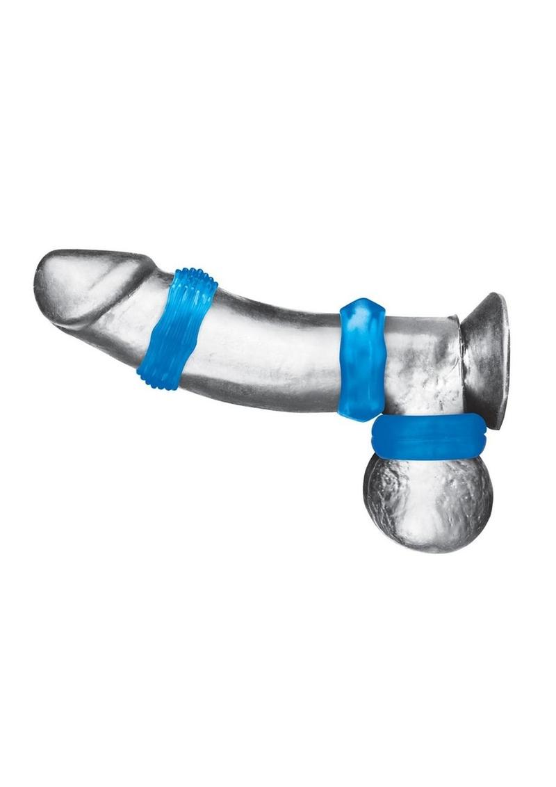 Stretch cock ring for stamina and control