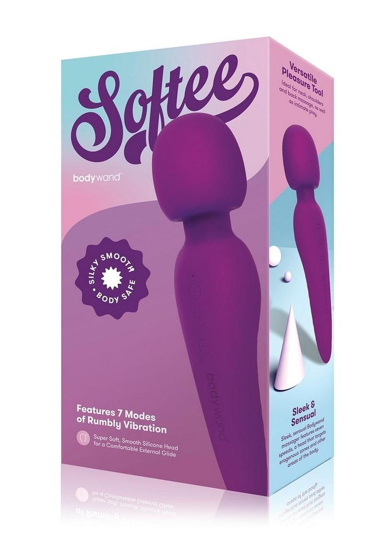 Bodywand Softee Rechargeable Silicone Wand - Purple