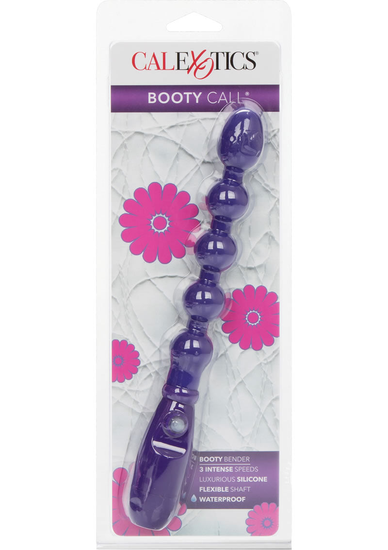 Booty Call Booty Bender Silicone Beaded Butt Plug - Purple