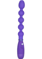 Booty Call Booty Bender Silicone Beaded Butt Plug - Purple