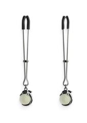 Bound Nipple Clamps G1 Iron - Glow In The Dark/Gray/Grey/Metal