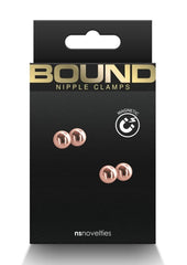 Bound Nipple Clamps M1 - Metal/Rose Gold