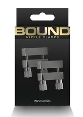 Bound Nipple Clamps V1 - Gray/Grey/Gun Metal/Metal