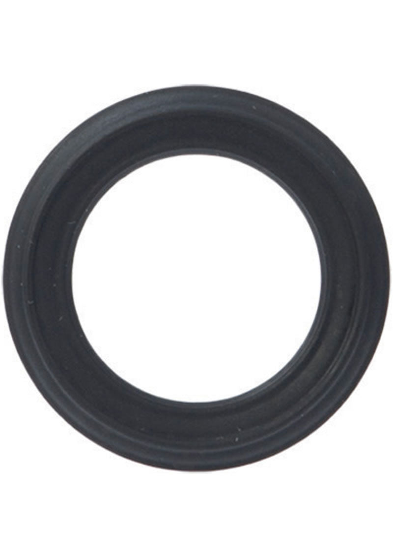 Caesar Silicone Cock Ring - Black