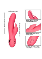 California Dreaming San Francisco Sweetheart Silicone USB Rechargeable Multifunction Vibrator Waterproof