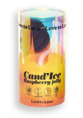Cand'ice Rechargeable Silicone Clitoral Stimulator - Raspberry Jolly - Red