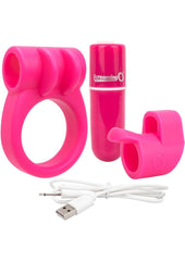 Charged Combo USB Rechargeable Silicone Kit #1 Waterproof - Pink