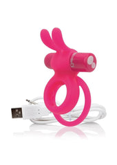 Charged Ohare Rechargeable Silicone Waterproof Rabbit Cock Ring