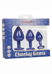 Cheeky Gems Silicone Anal Training Kit - Purple